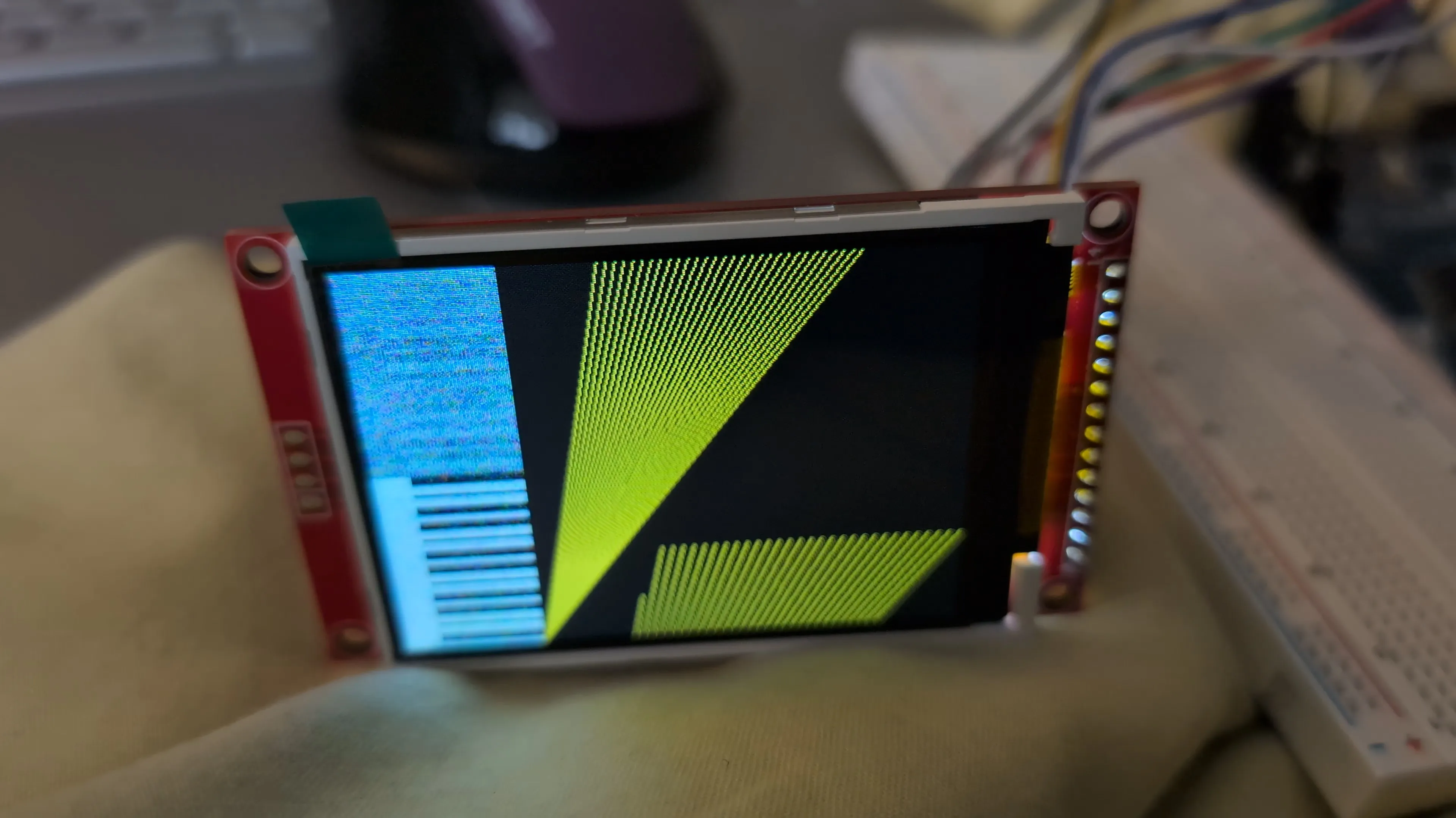 Data is being transferred sucessfully, but only when the RST button is pressed