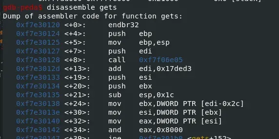 Gets() after initialisation, though the idea is the same.